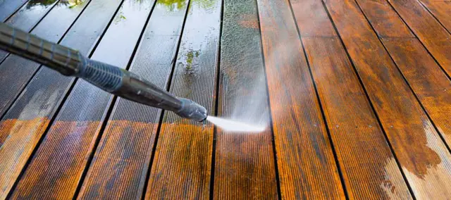 Deck & Patio Cleaning service by Spraydaddys